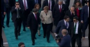 Merkel ve Başbakan Davutoğlu Gaziantep'te