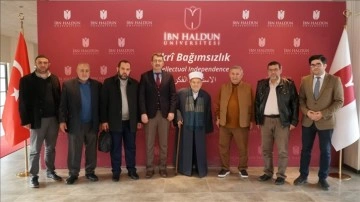 Mescid-i Aksa İmam Hatibi Şeyh İkrime Sabri, İbn Haldun Üniversitesi'ni ziyaret etti