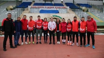 Milli atletler uluslararası organizasyonlar öncesi Şanlıurfa'da form tutuyor