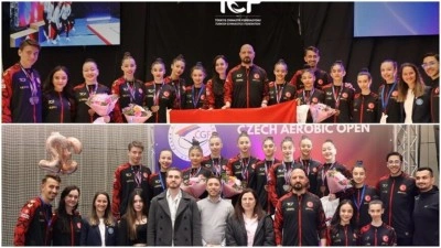 Milli cimnastik&ccedil;iler, &Ccedil;ekya'daki yarışmada 8 madalya elde etti