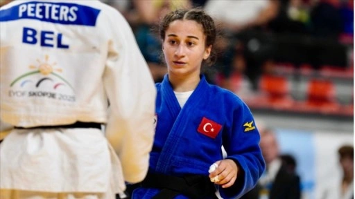 Milli judocu Yağmur Yılmaztürk, EYOF'ta gümüş madalya kazandı