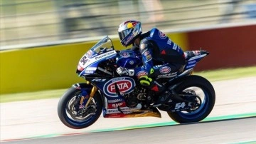 Milli motosikletçi Toprak Razgatlıoğlu, İspanya'daki ilk yarışta ikinci oldu