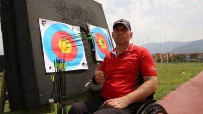 Milli para ok&ccedil;u Abdullah Yorulmaz, sporcu eşinin desteğiyle altın madalya peşinde