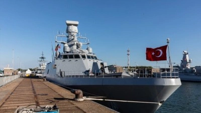 Milli savaş gemisi TCG Burgazada, Bel&ccedil;ika'da ziyaret&ccedil;ilerini ağırlayacak