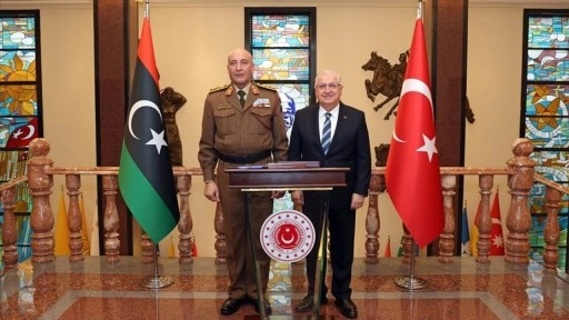 Milli Savunma Bakanı G&uuml;ler, Libya Genelkurmay Başkanı Orgeneral Al-Haddad'ı kabul etti