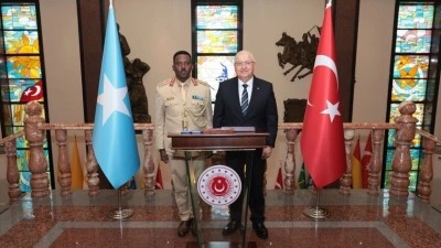 Milli Savunma Bakanı G&uuml;ler, Somali Genelkurmay Başkanı Tuğgeneral Mohamud'u kabul etti