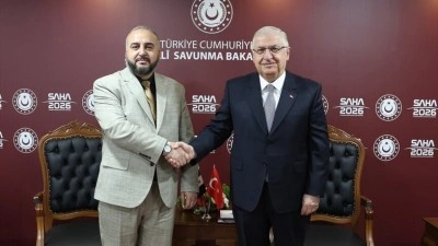 Milli Savunma Bakanı G&uuml;ler, Suriye Savunma Bakanı Kasra ile g&ouml;r&uuml;şt&uuml;