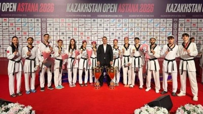 Milli tekvandocular, Kazakistan A&ccedil;ık'ta 14 madalya kazandı