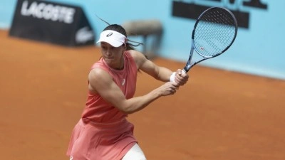 Milli tenis&ccedil;i Zeynep S&ouml;nmez, Madrid A&ccedil;ık Tenis Turnuvası'na veda etti