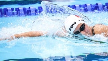 Milli yüzücü Merve Tuncel, kadınlar 200 metre kelebekte bronz madalya kazandı