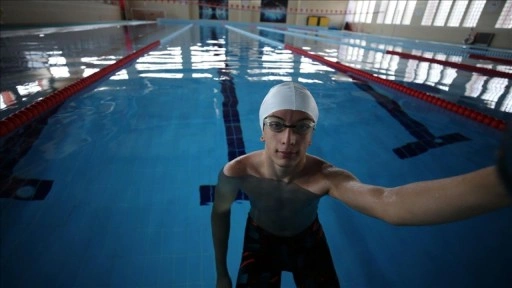 Milli yüzücü Yaman Rüzgar, Avrupa Para Gençlik Oyunları'na hazır