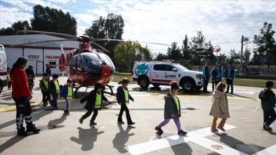 "Minik 112" projesiyle &ccedil;ocuklar, acil sağlık hizmetlerinin &ouml;nemini &ouml;ğreniyor