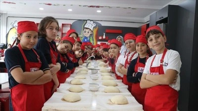 Minik şefler Ramazan ruhunu mutfak at&ouml;lyesine taşıdı