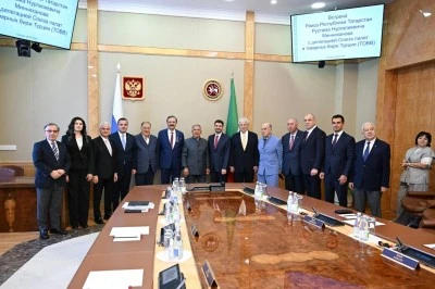 Minnihanov, Hisarcıklıoğlu başkanlığındaki TOBB heyeti ile g&ouml;r&uuml;şt&uuml;