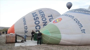 Mısır ve Faslı balon pilot adayları Kapadokya'da eğitim alıyor