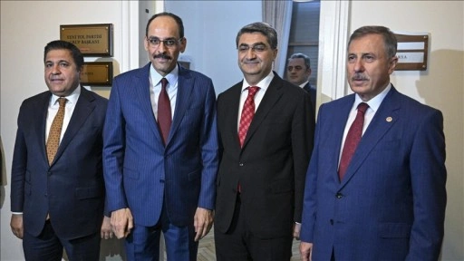 MİT Başkanı İbrahim Kalın, Yeni Yol Partisi TBMM Grubu'nu ziyaret etti