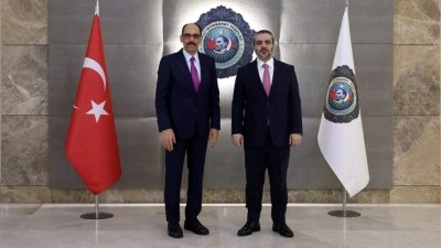MİT Başkanı Kalın, Suriye Dışişleri Bakanı Şeybani ile g&ouml;r&uuml;şt&uuml;