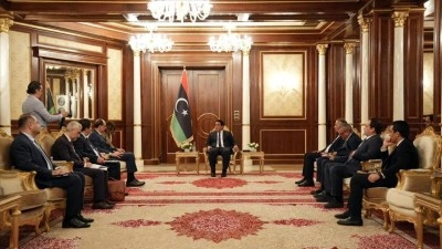 MİT Başkanı Kalın, Trablus'ta Libya Başkanlık Konseyi Başkanı Menfi ile g&ouml;r&uuml;şt&uuml;