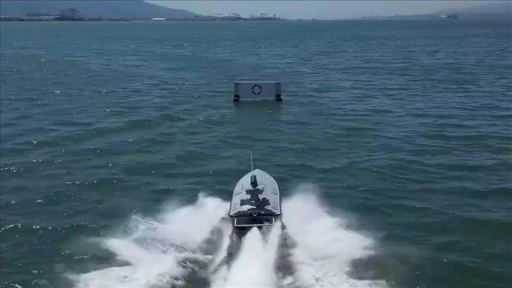 MKE'nin geliştirdiği kamikaze insansız deniz aracı "PİRANA" çarpma testlerini tamamla