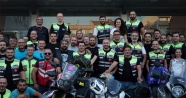 Motorcu dostları Bursa’da buluştu
