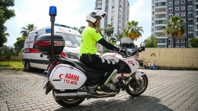 Motosikletli sağlık ekipleri hastalara kısa s&uuml;rede ulaşarak hayat kurtarıyor