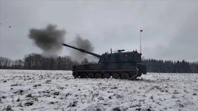 MSB'den Almanya'da d&uuml;zenlenen Steadfast Dart-26 Tatbikatı'ndaki top&ccedil;u atışlarına iliş