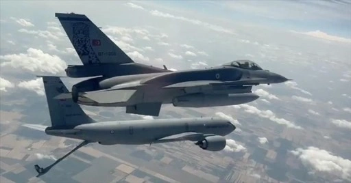 MSB, Mukabil Hava Harekatı'na 3 uçakla katıldı