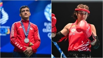 Muaythai branşında 3. Avrupa Oyunları'nda iki milli sporcudan gümüş madalya