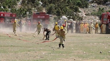 Muğla'da 'alev savaşçıları'nın olası yangınlara karşı hazırlıkları sürüyor