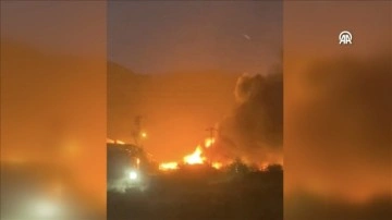 Muğla'da bal deposunda yangın &ccedil;ıktı