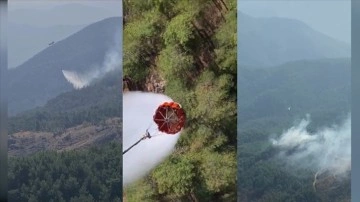 Muğla'da çıkan yangında 1 hektar ormanlık alan zarar gördü