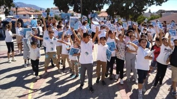 Muğla'da çocuklara Akdeniz fokunun korunması ve önemi anlatıldı