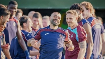 Muhammed Salah Trabzonspor'da ilk antrenmanına &ccedil;ıktı