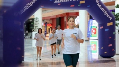 MultiSport T&uuml;rkiye'den İzmir'de alışveriş merkezinde koşu etkinliği