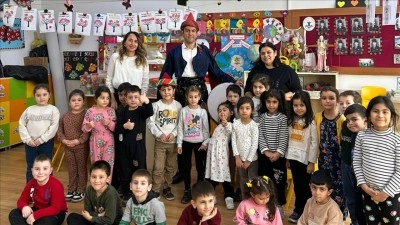 Muratpaşa il&ccedil;esindeki okulda &ouml;ğrenciler ramazan coşkusunu yaşadı