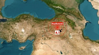 Muş'ta 4,1 b&uuml;y&uuml;kl&uuml;ğ&uuml;nde deprem