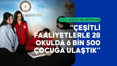 Muş'ta polisler, &ouml;nleyici faaliyetlerle &ccedil;ocukları su&ccedil;tan korumaya &ccedil;alışıyor