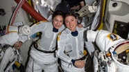 NASA'nın kadın astronotları istasyonun batarya değiştirme işinde sona yaklaştı