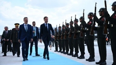 NATO Genel Sekreteri Rutte, Ankara'ya ulaştı
