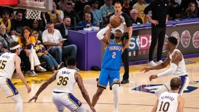 NBA play-off'larında Thunder, Lakers karşısında durumu 3-0 yaptı