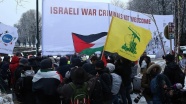 Netanyahu Brüksel'de protesto edildi