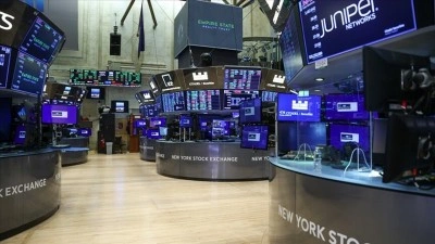 New York borsası nisanda rekor seviyelere &ccedil;ıktı