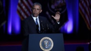 Obama'dan Chicago'da veda konuşması