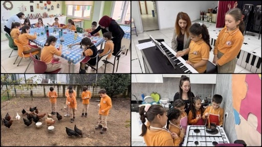 Öğrenciler gündelik yaşam pratiklerini eğlenerek ve yaşayarak deneyimliyor