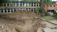 Okul bahçesinde 2. Dünya Savaşı'ndan kalma bomba bulundu