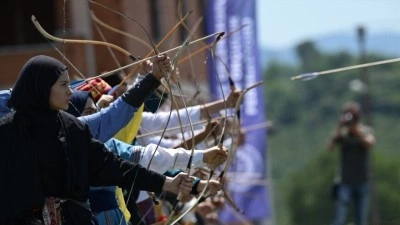 Okul Sporları Geleneksel T&uuml;rk Ok&ccedil;uluğu T&uuml;rkiye Şampiyonası D&uuml;zce'de başladı