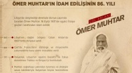 &quot;Çöl Aslanı&quot; Ömer Muhtar&#039;ın idam edilişinin 86. yılı