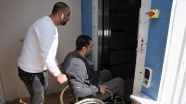 Omurilik felçli Serdal&#039;ın asansör hayalini belediye gerçekleştirdi