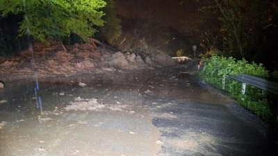 Ordu, Tokat ve Sivas'ta heyelan meydana geldi