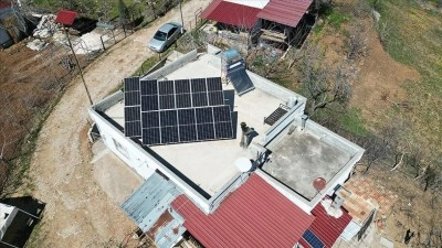Orman k&ouml;yl&uuml;lerinin elektriği devlet destekli GES'lerden sağlanıyor